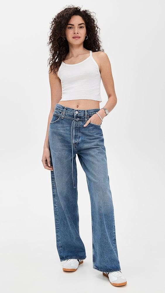 Éterne Cropped Rib Tank Ivory | Shopbop Product Image