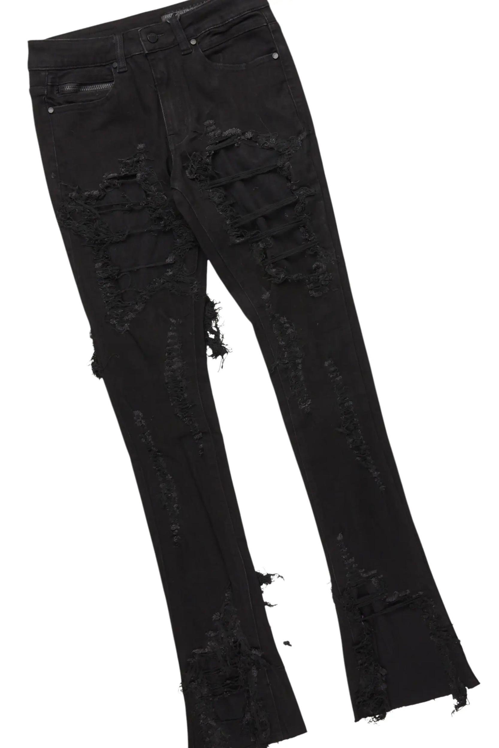 Grill Black Hoodie/Tapestry Jean Bundle Male Product Image
