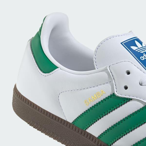 adidas Samba OG Sneaker in Collegiate Green/cream White at Nordstrom, Size 14 Women's Product Image