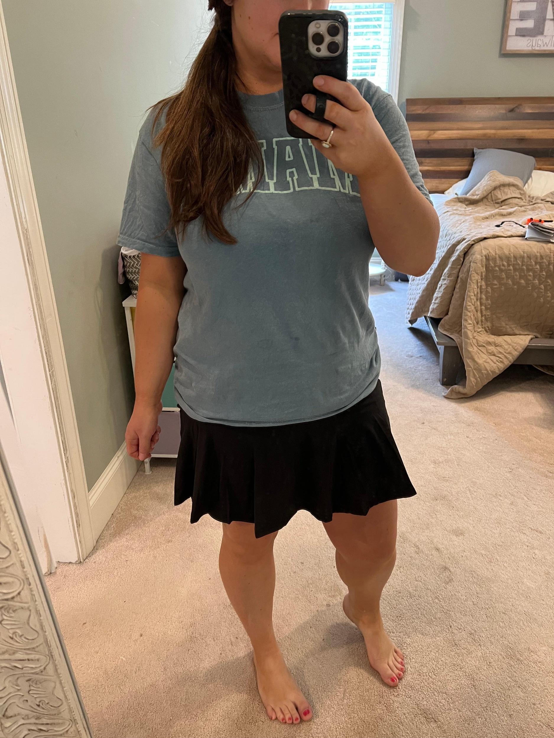 The Brielle Skort- Black Product Image