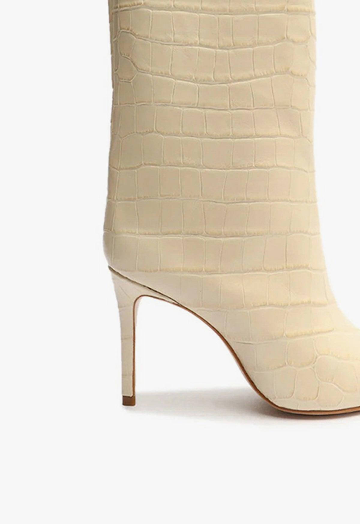 Maryana Crocodile-Embossed Leather Boot Product Image