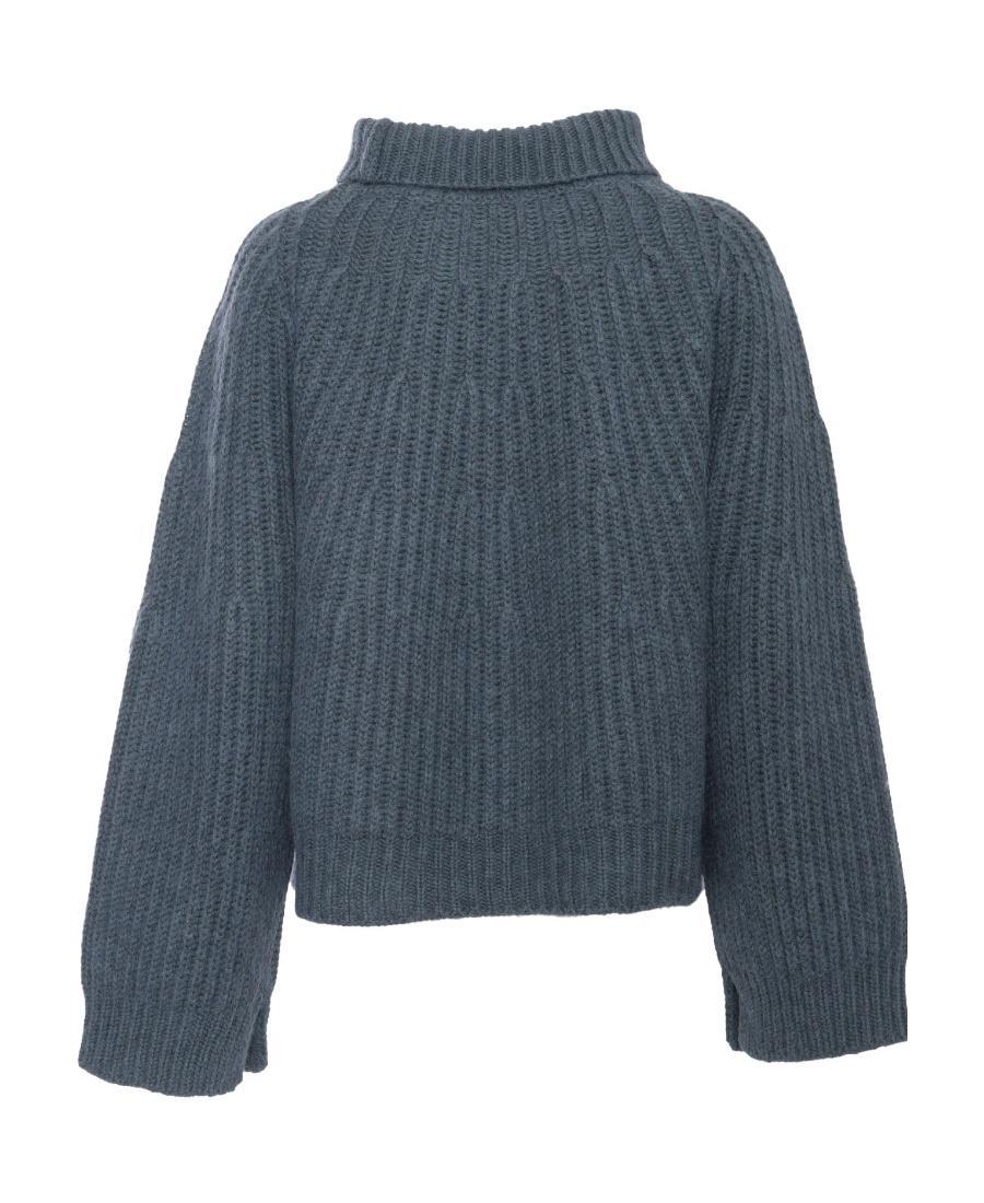 FABIANA FILIPPI Turtle Neck Sweater  In Black Product Image