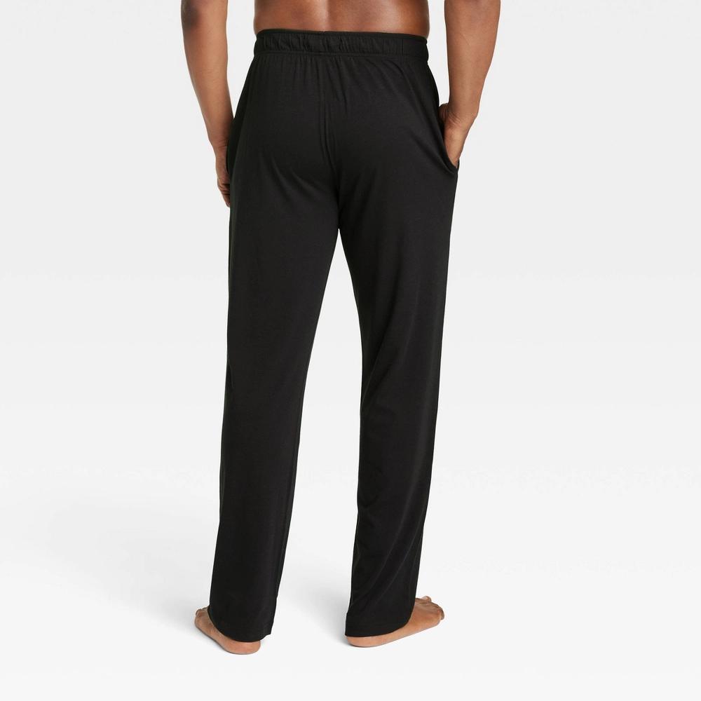 Men's Cotton Modal Knit Pajama Pants - Goodfellow & Co™ Black XL Product Image