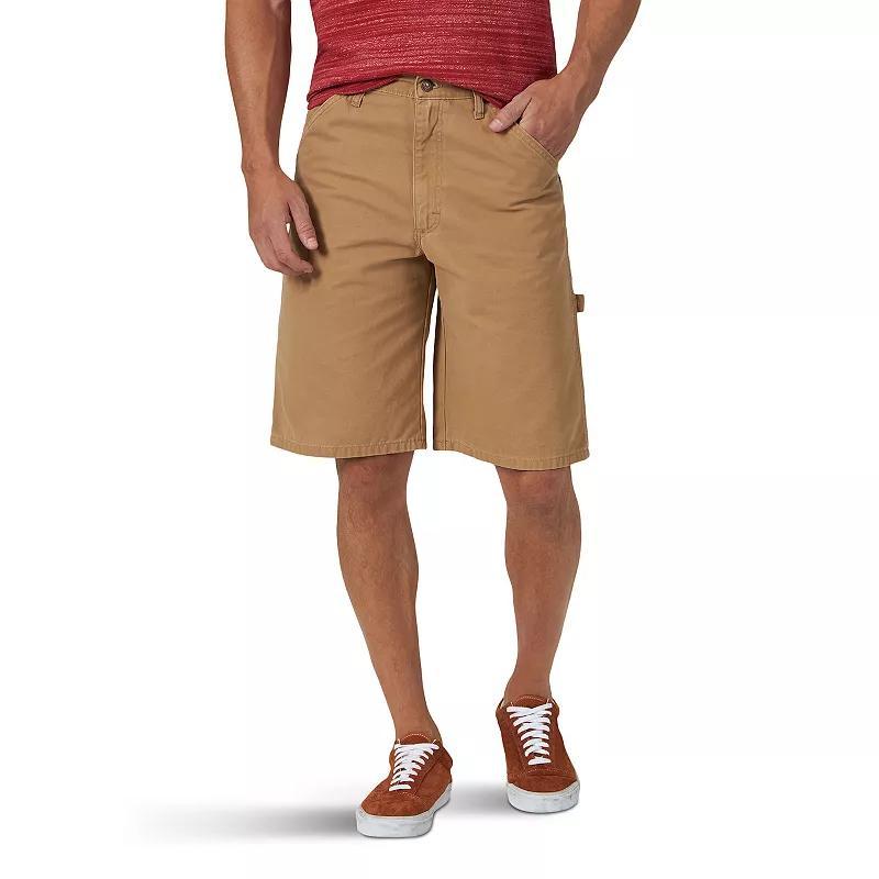 Men's Wrangler 11" Canvas Carpenter Shorts, Size: 42, Rocky Gray Product Image