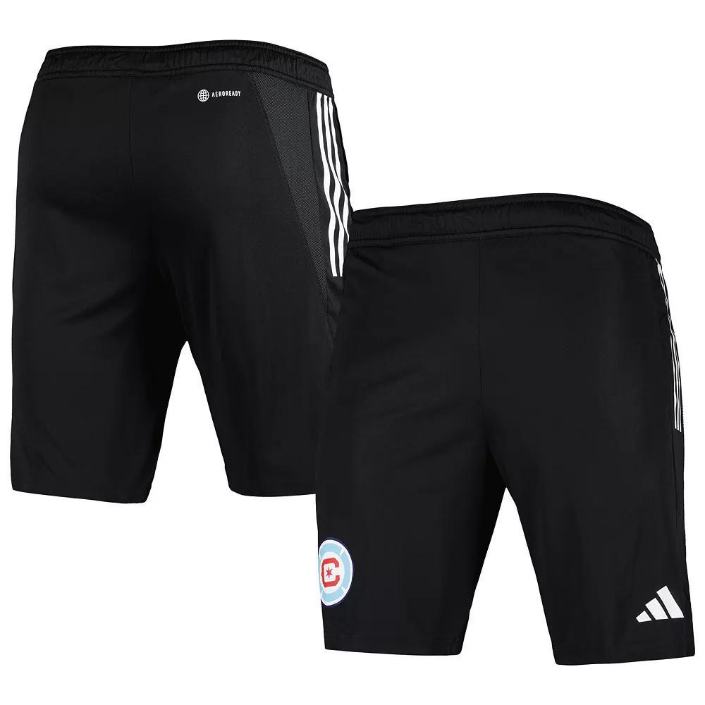 Mens adidas Black Chicago Fire 2023 On-Field AEROREADY Training Shorts Product Image