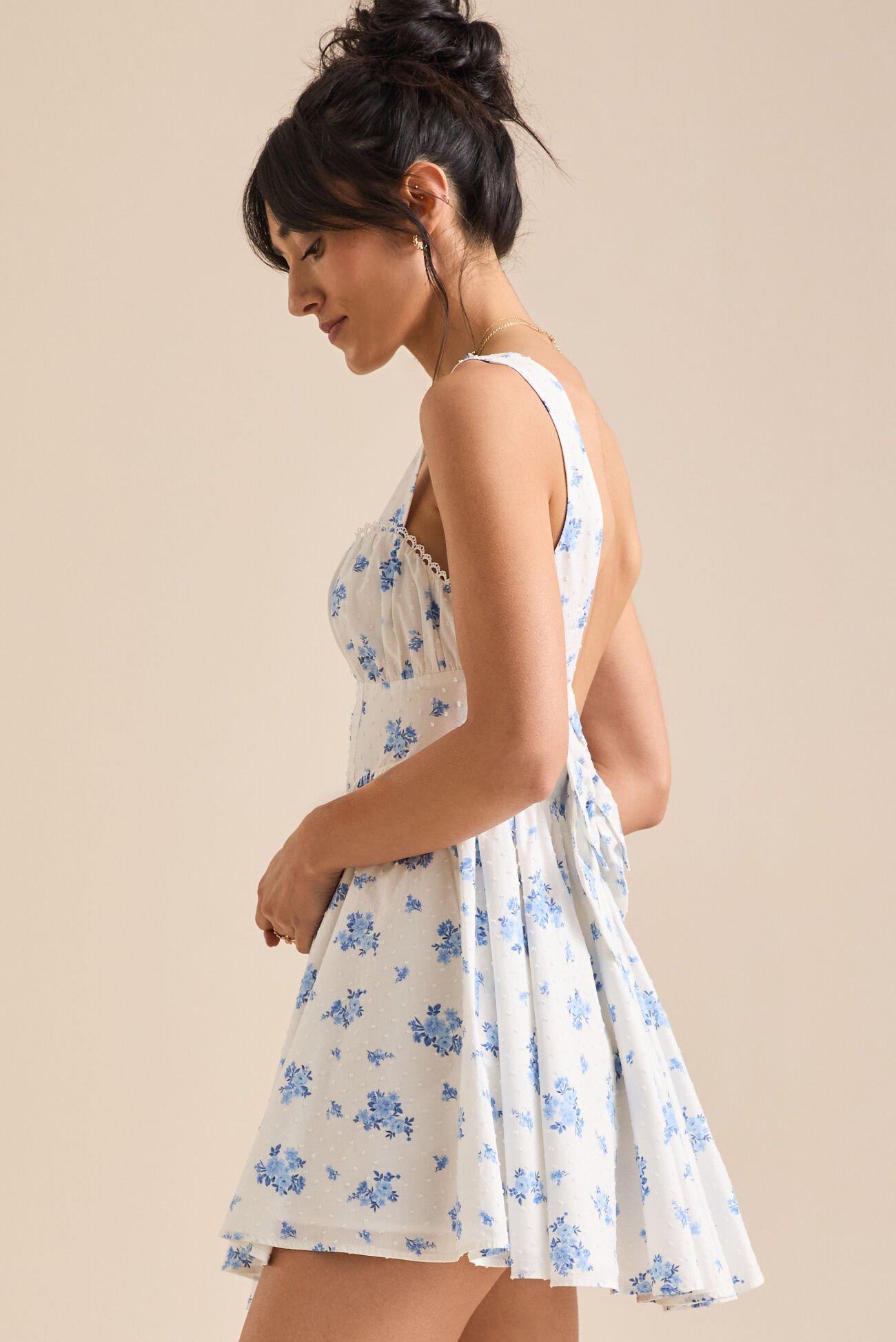Maya Floral Mini Dress Product Image