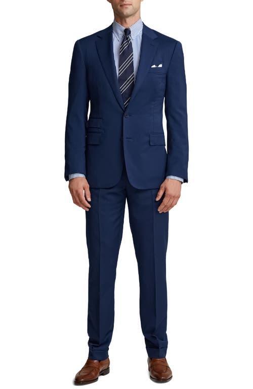 Mens Gregory Single-Breasted Two-Button Wool Suit Product Image