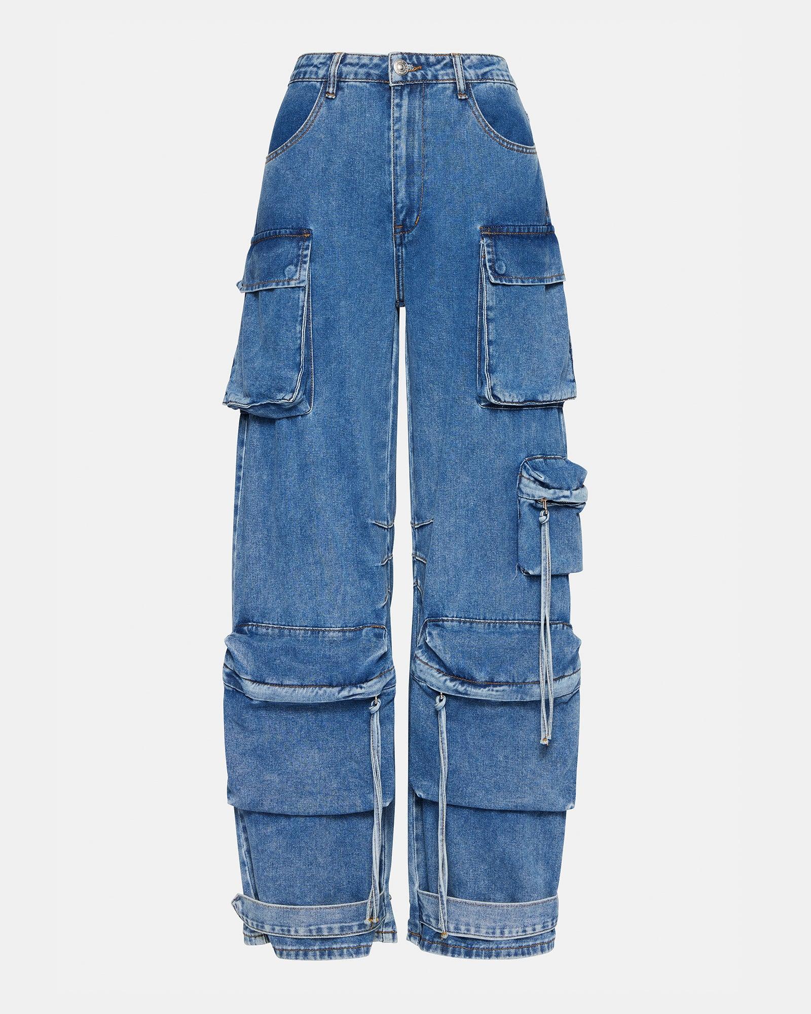 DUO MEDIUM DENIM PANT Female Product Image