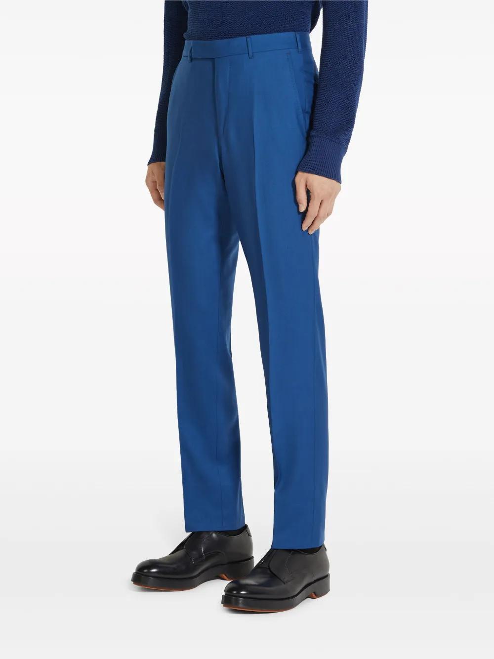 ZEGNA Utility Blue Oasi Cashmere Suit Product Image