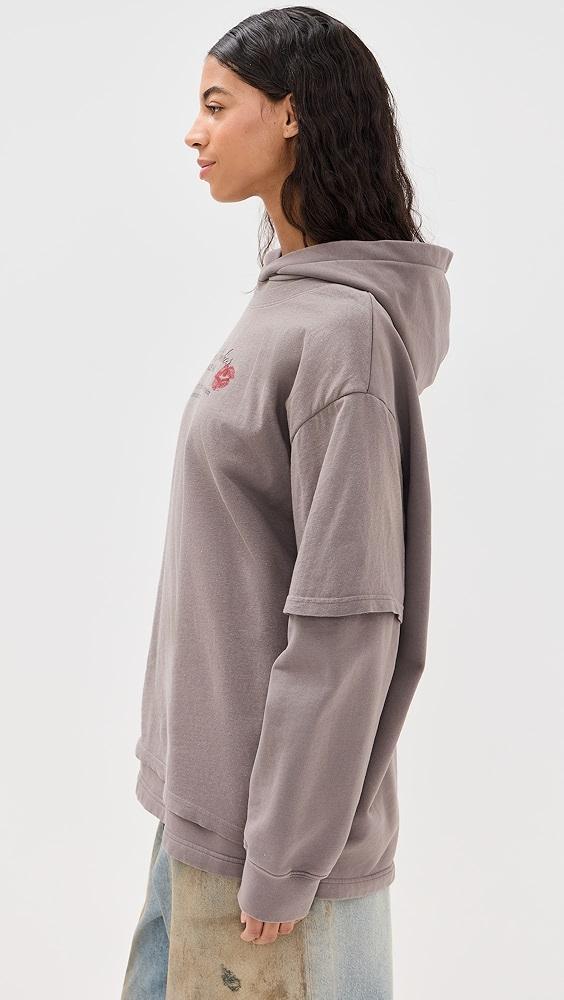 Acne Studios Floor Business Card Hoodie | Shopbop Product Image