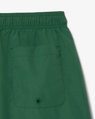 Mid Length Monochrome Swim Trunks Product Image