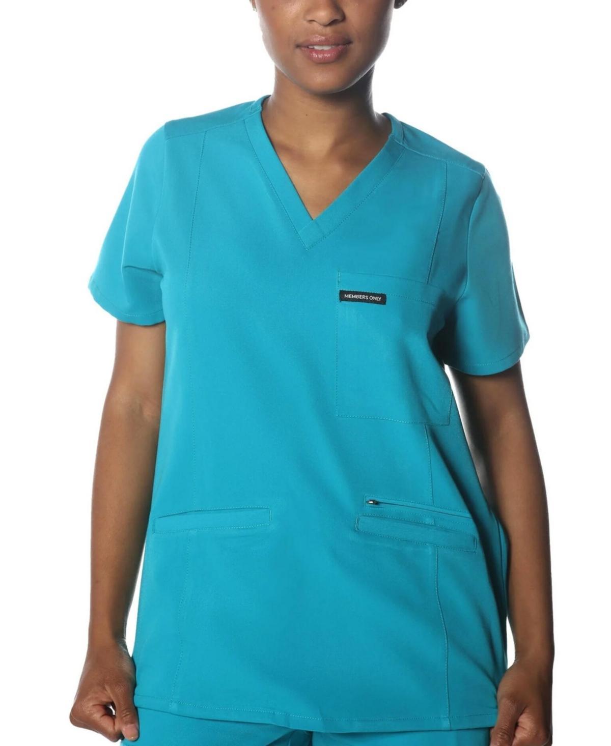 Members Only Womens Palermo 4-Pocket Scrub Top Product Image