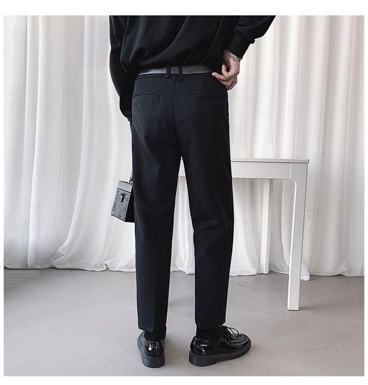 Cropped Straight Leg Pants Product Image