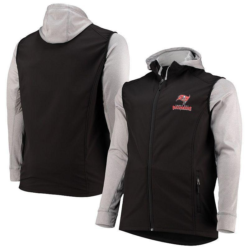 Men's Dunbrooke Black/Gray Tampa Bay Buccaneers Big & Tall Alpha Full-Zip Hoodie Jacket, Size: 2XLT Product Image