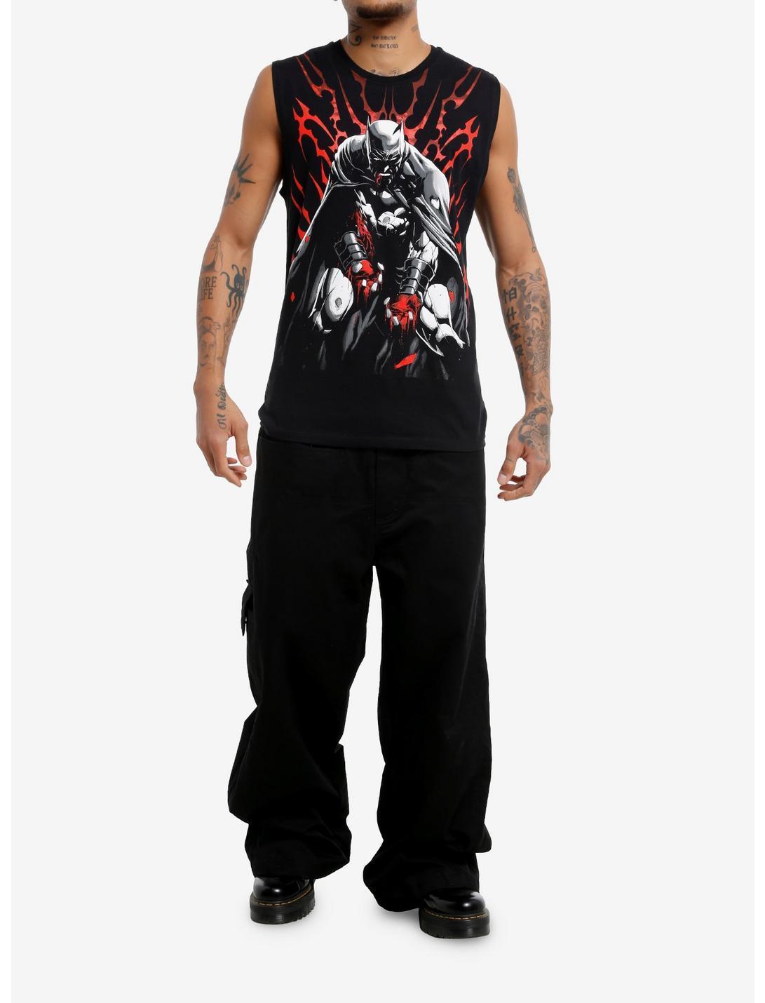 DC Comics Batman Blood Metal Muscle Tank Top Product Image