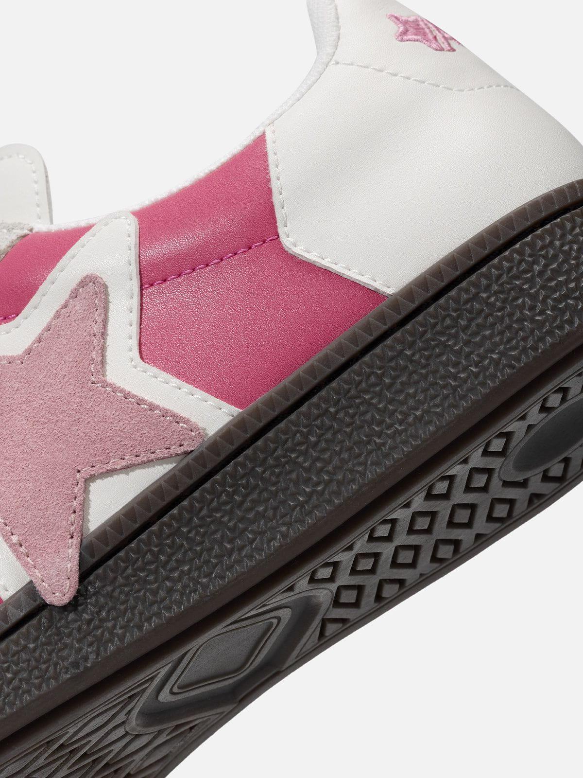 Triple Star Embroidery Star Gum Sole Skate Shoes Product Image