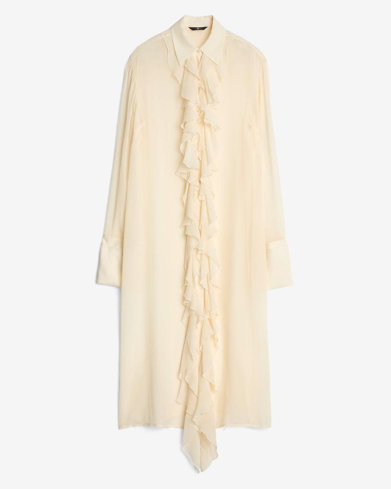 Silk Ruffle Dress Product Image