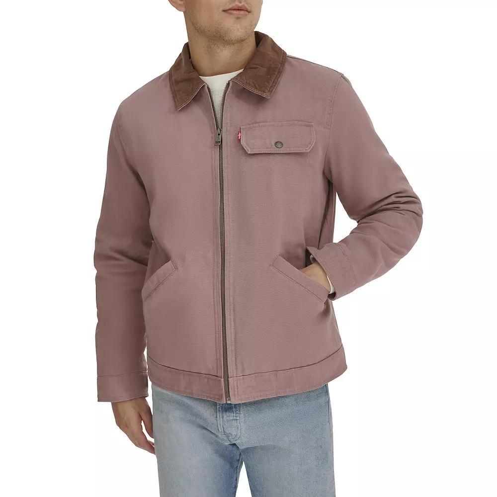 Men's Levi's® Trucker Jacket with Corduroy Collar, Size: Medium, Pink Product Image
