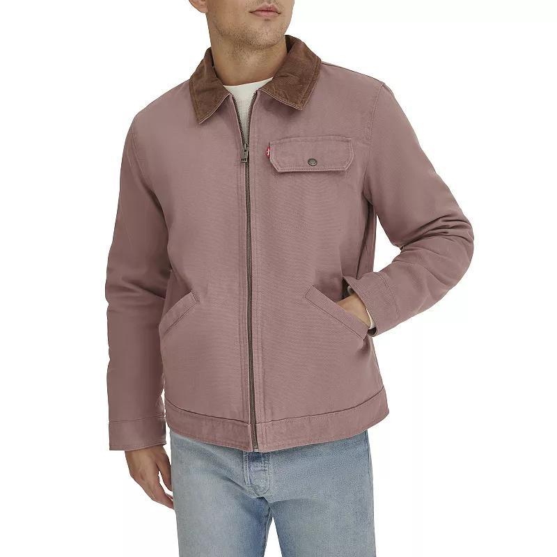Men's Levi's® Trucker Jacket with Corduroy Collar, Size: Medium, Pink Product Image