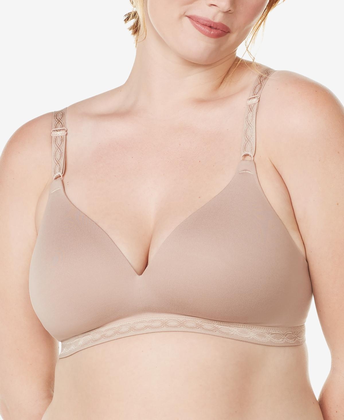Warners Cloud 9® Super Soft Wireless Lightly Lined Comfort Bra 1269, Women's, Size: 32 A, Toasted Brown Product Image