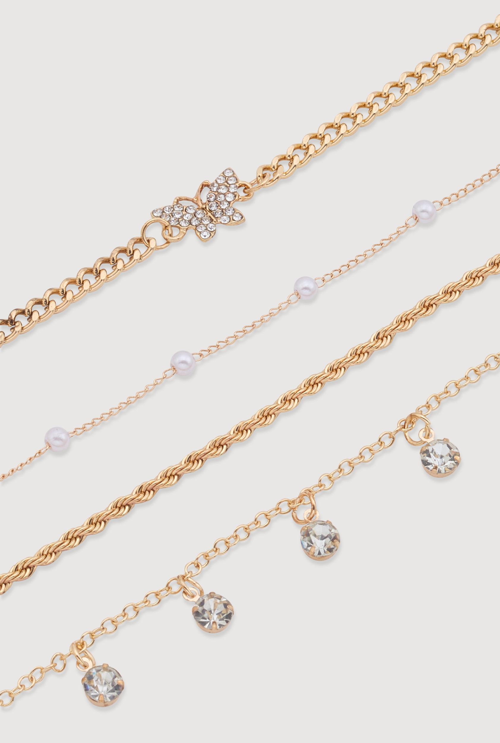 Metallic Puff Heart Necklace and Drop Earrings Set Female Product Image