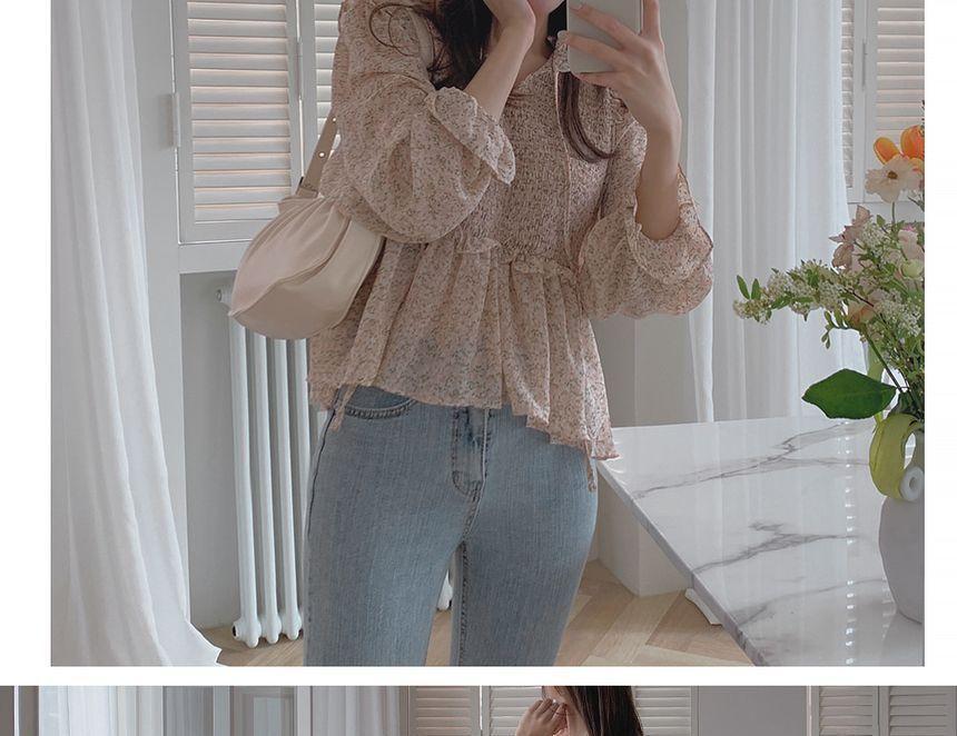Floral Chiffon Blouse Product Image