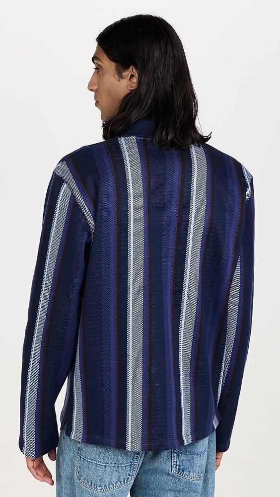 Nicholas Daley Knitted Striped Polo | Shopbop Product Image