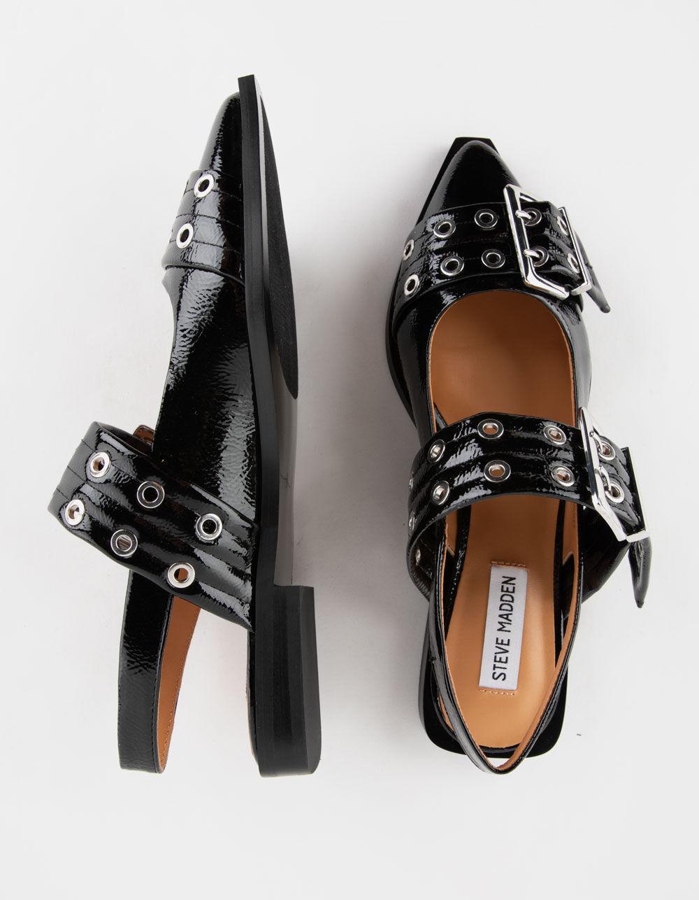 STEVE MADDEN Graya Womens Slingback Flats - BLACK Product Image