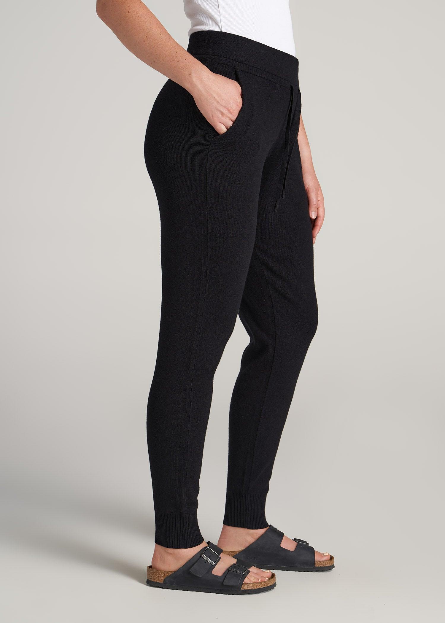 Women's Tall Knit Lounge Jogger in Black Product Image