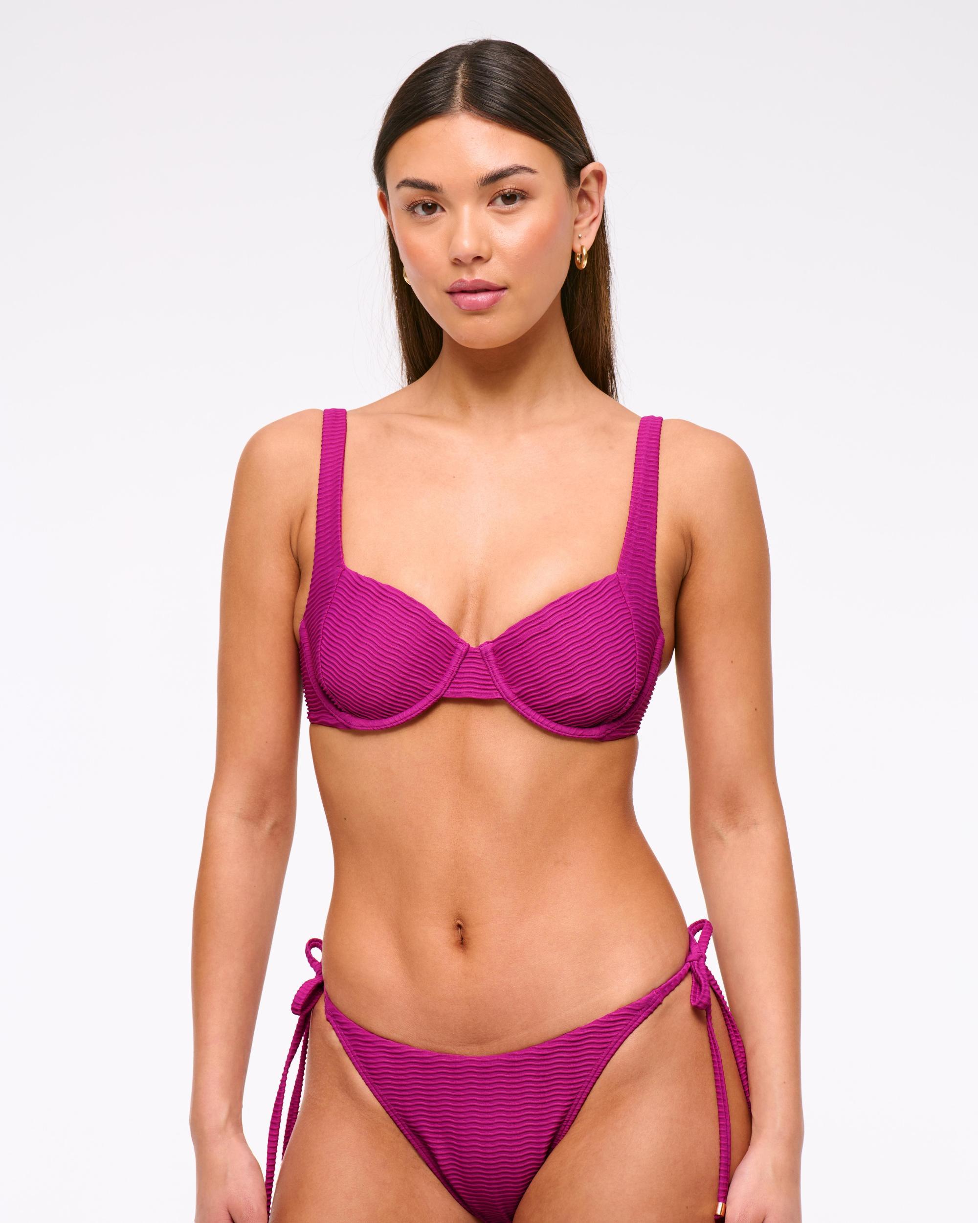 Wide Strap Underwire Bikini Top Product Image
