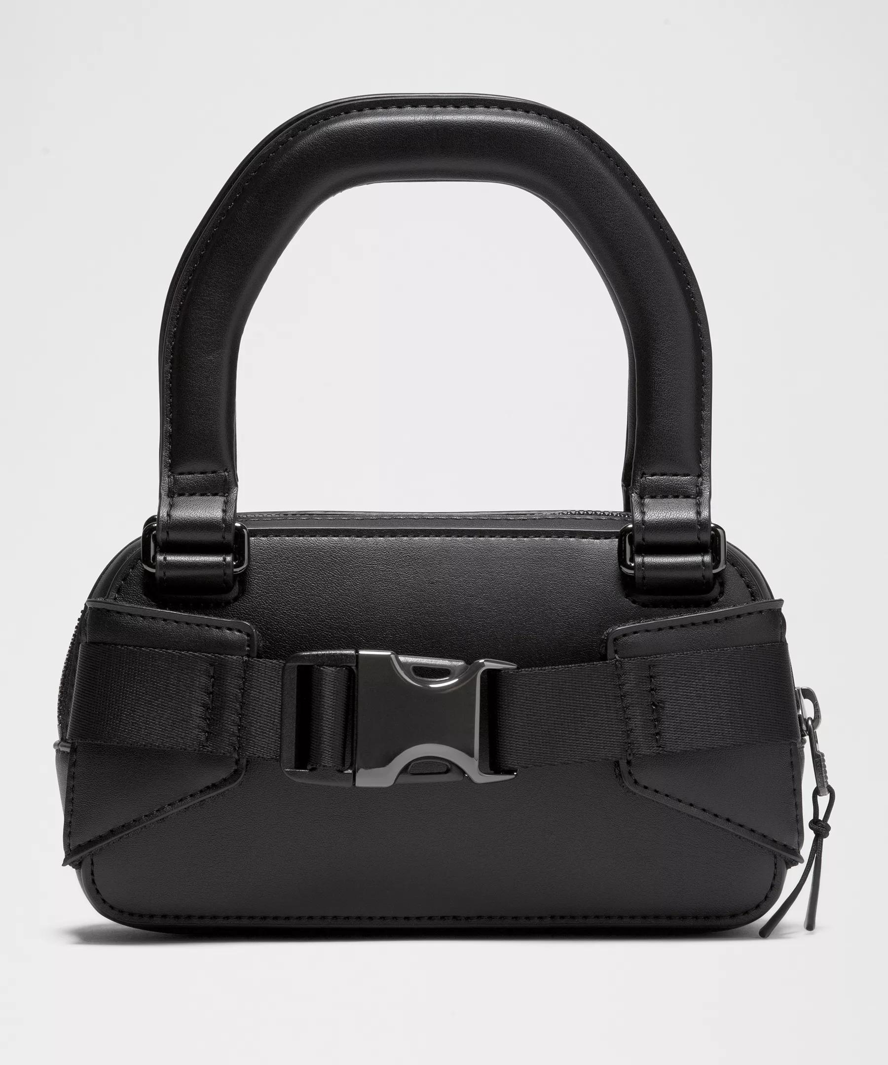 Leather Alternative Top-Handle Mini Belt Bag *SLNSH Collection Product Image