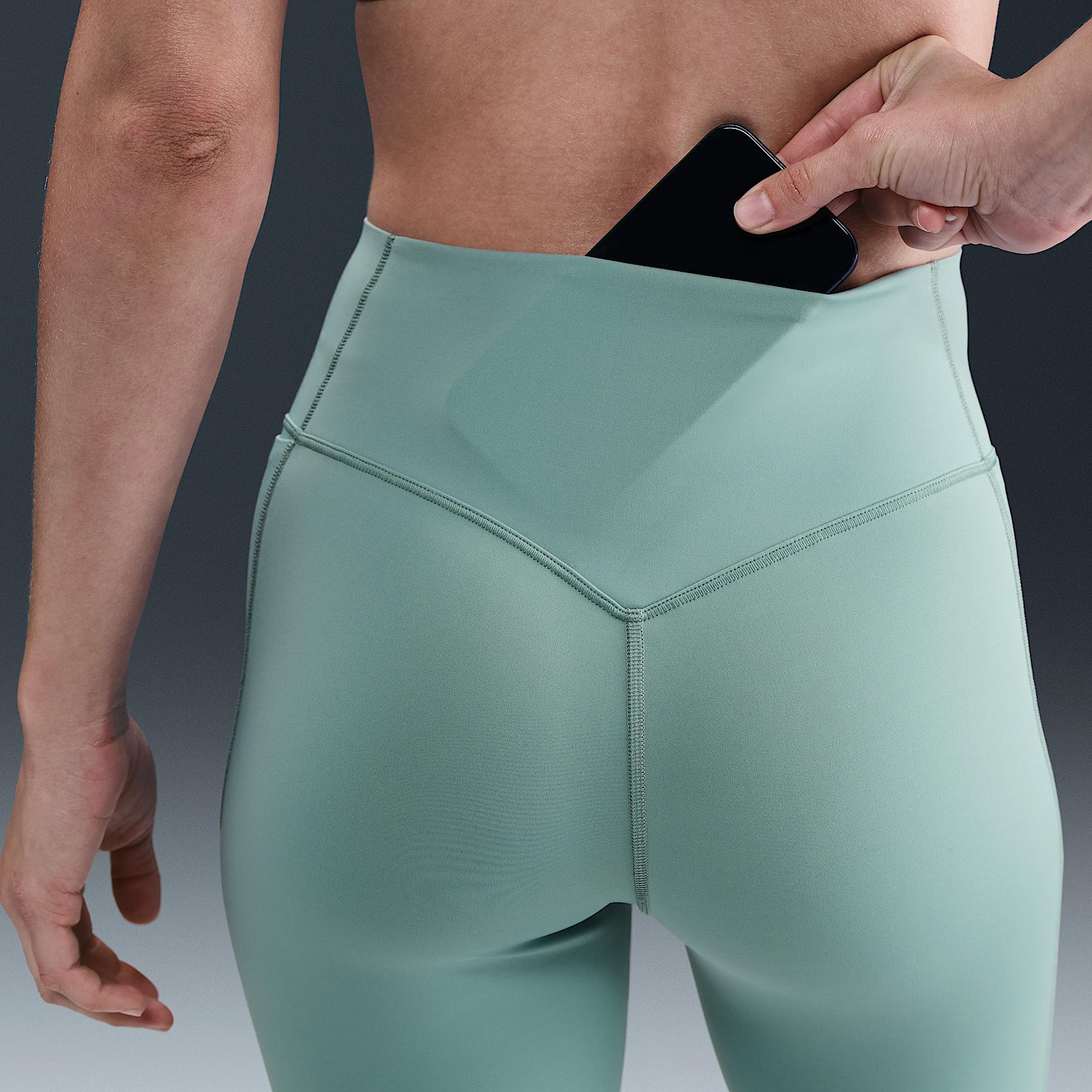 Nike Women's Universa High-Waisted 7/8 Leggings with No Front Seam Product Image