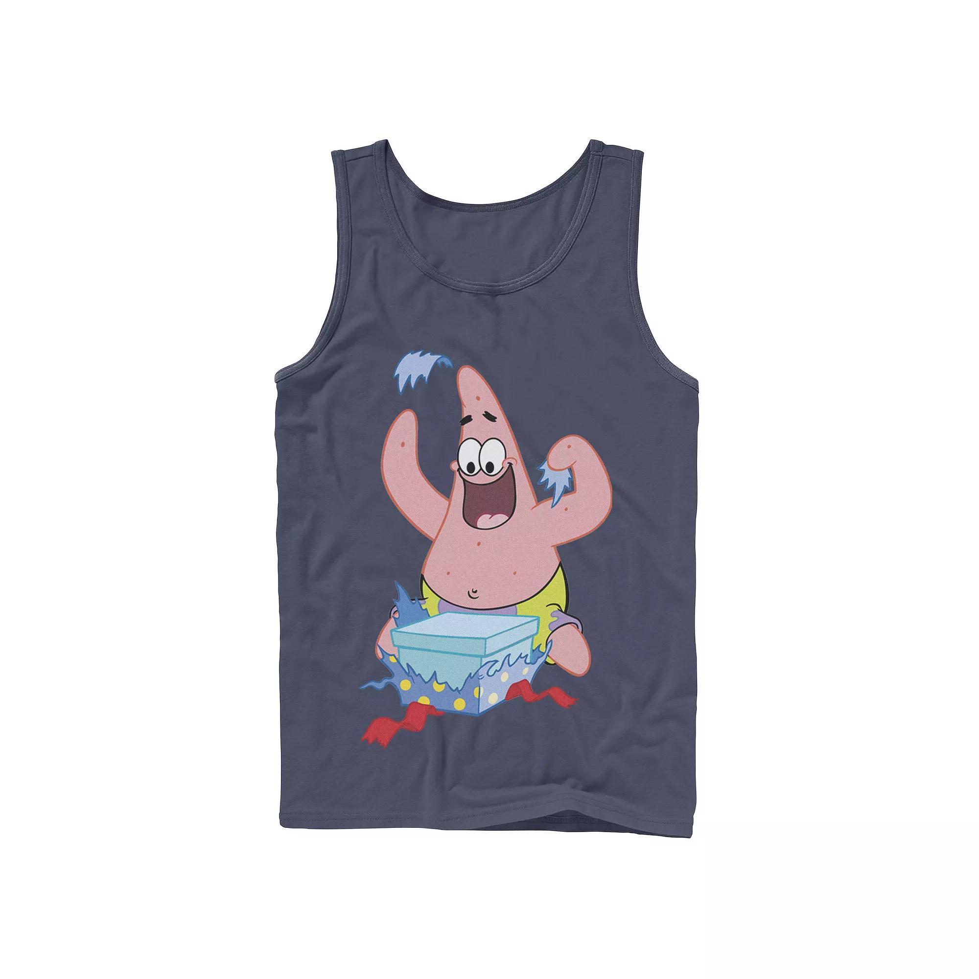 Men's Nickelodeon SpongeBob SquarePants Patrick Star Holiday Tank Top, Size: Large, Black Product Image