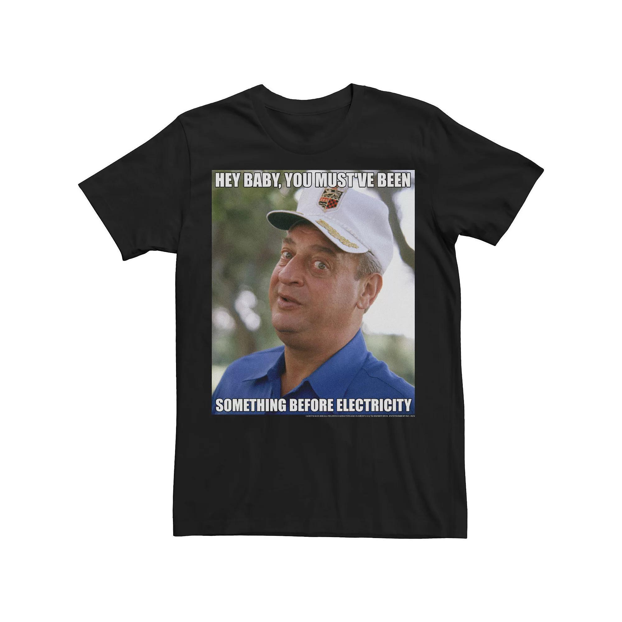 Men's Caddyshack Electricity Baby Memes Tee, Size: Large, Black Product Image