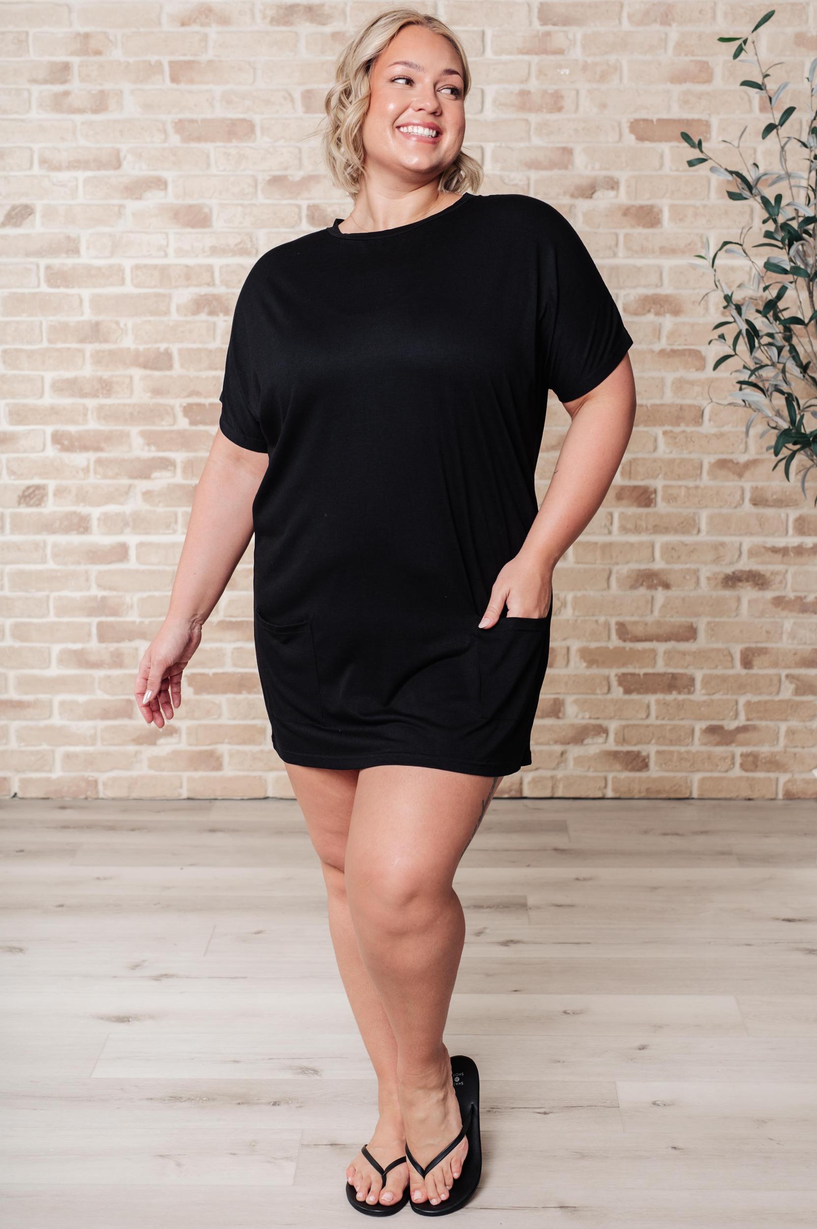 Kind Of Casual Pocket Tunic Dress Product Image
