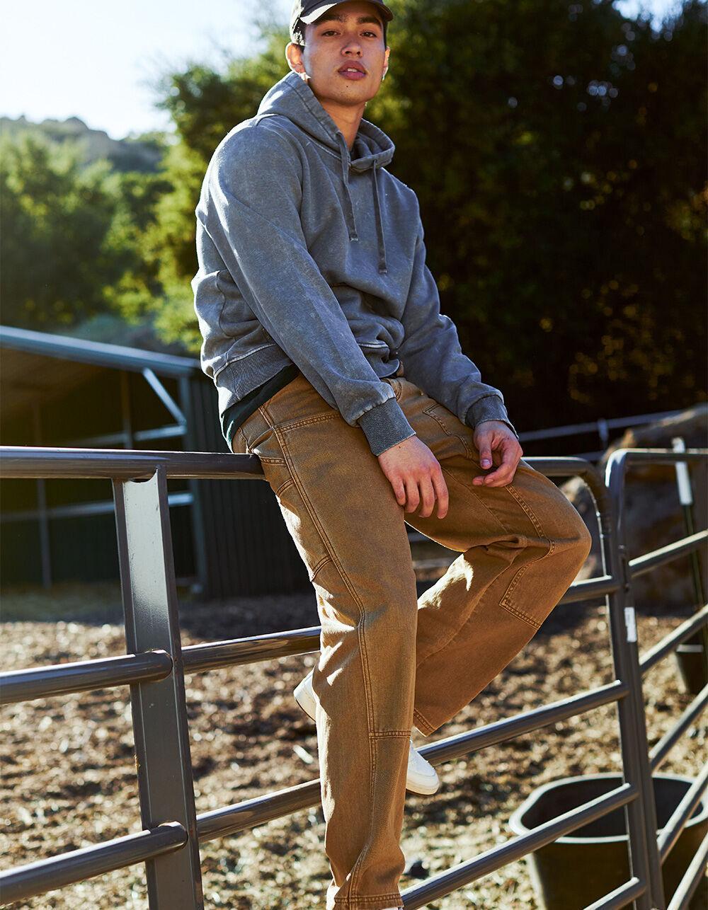 RSQ Mens Twill Utility Pants - CAMEL Product Image