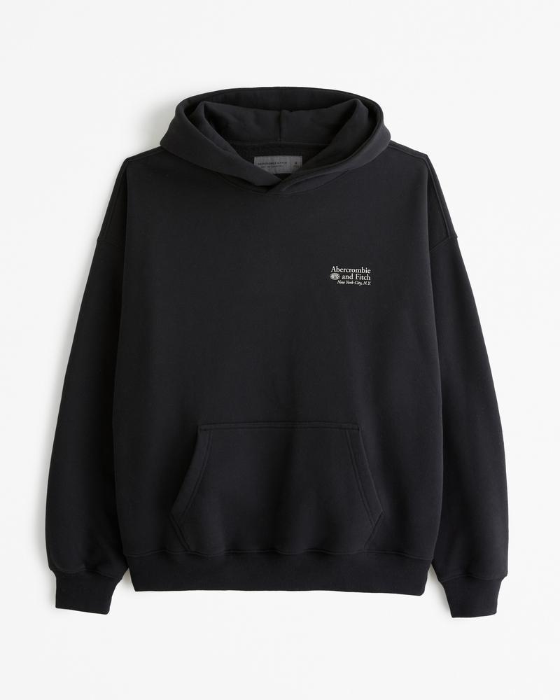 Print Logo Popover Hoodie Product Image