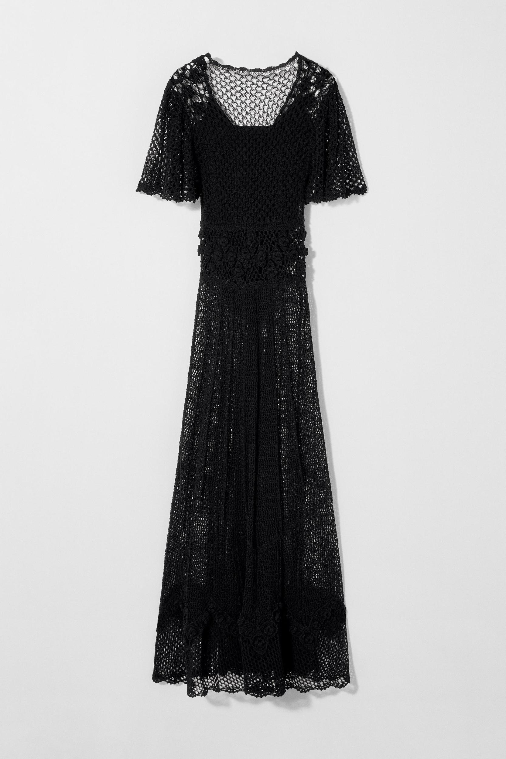 CROCHET KNIT DRESS KATE MOSS X ZARA Product Image