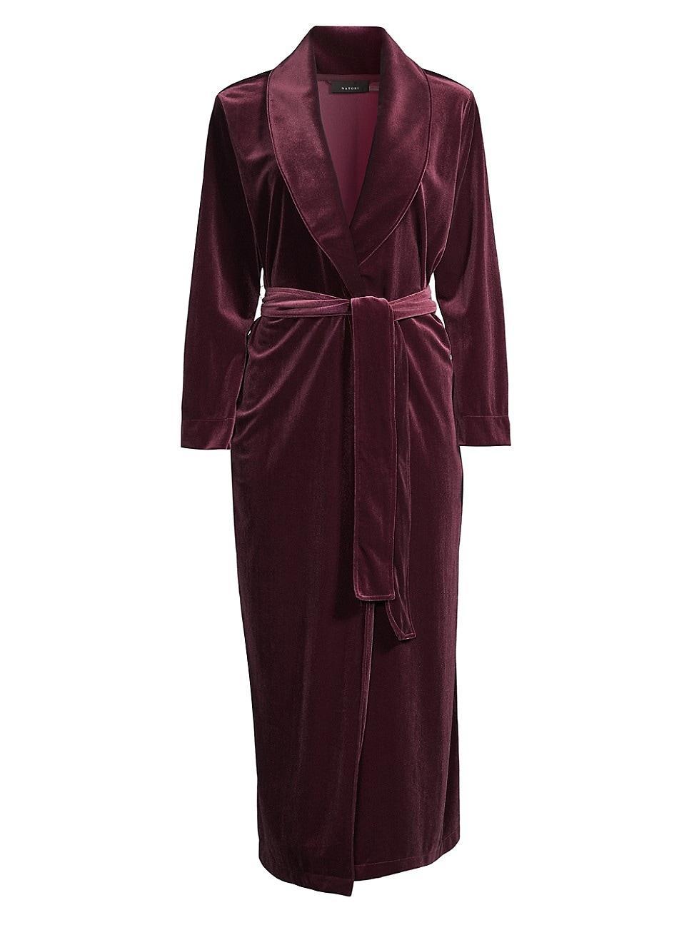 Womens Purple Dove Natalie Velvet Robe Product Image