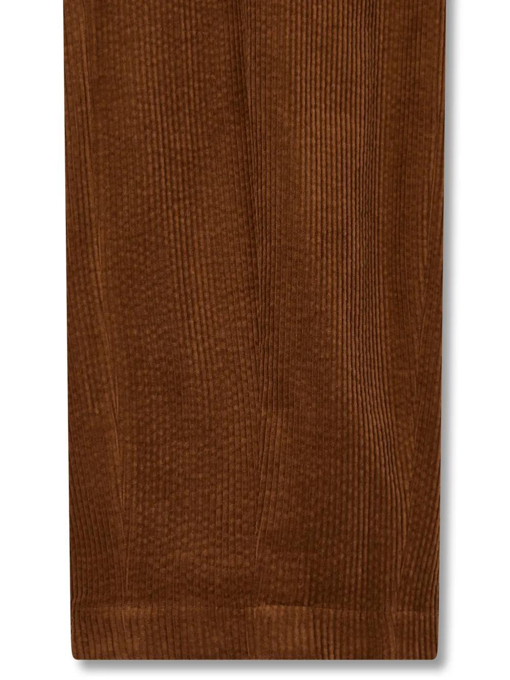 corduroy wide-leg trousers Product Image