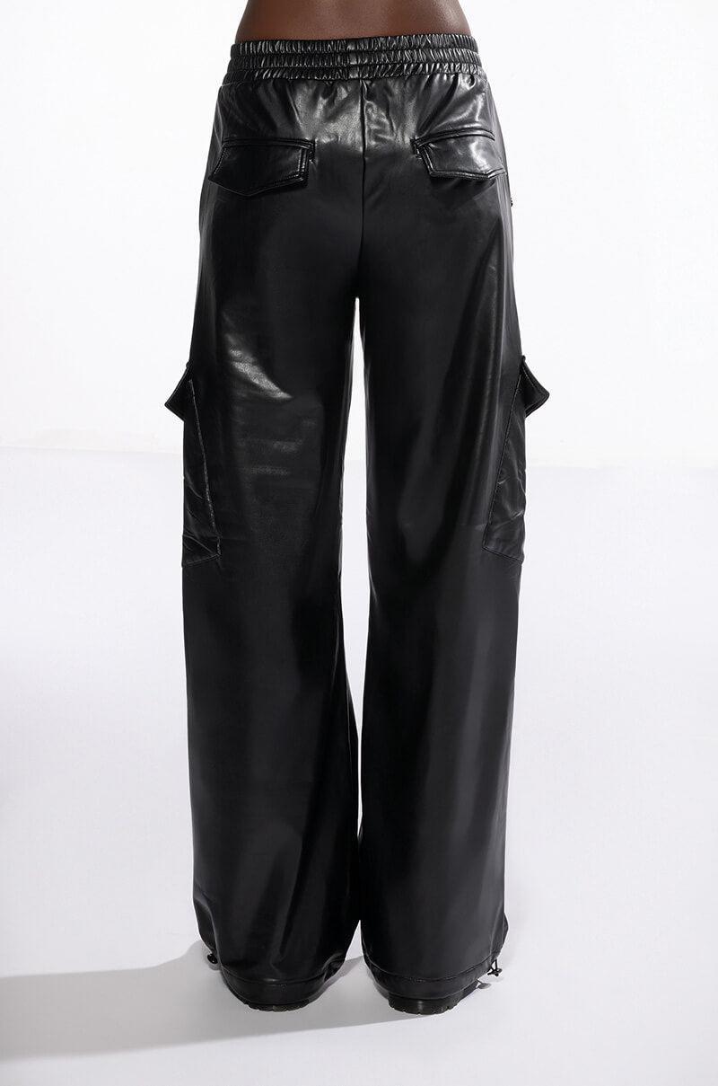 ALWAYS WINNING FAUX LEATHER JOGGER Product Image