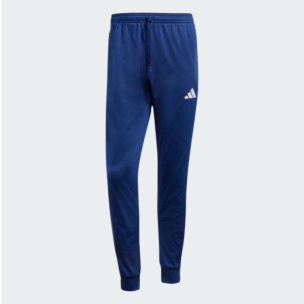 Men's adidas 3-Stripes Tricot Tapered Track Pants, Size: Small, Black Product Image