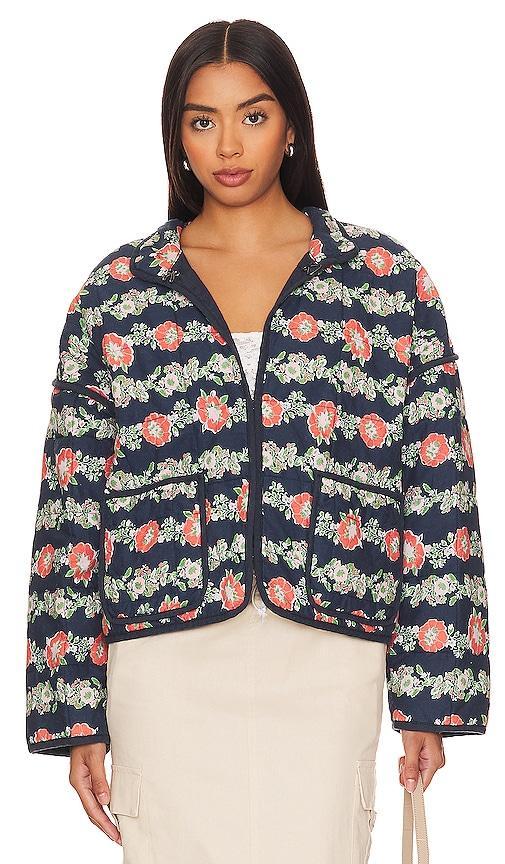 Free People Chloe Jacket (Tea Combo) Women's Clothing Product Image