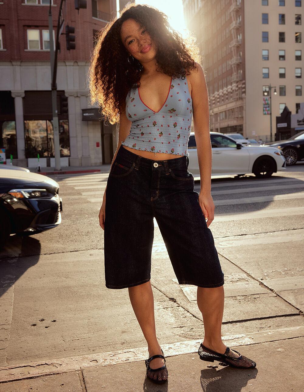 BDG Urban Outfitters Astrid Womens Jorts - RINSE Product Image