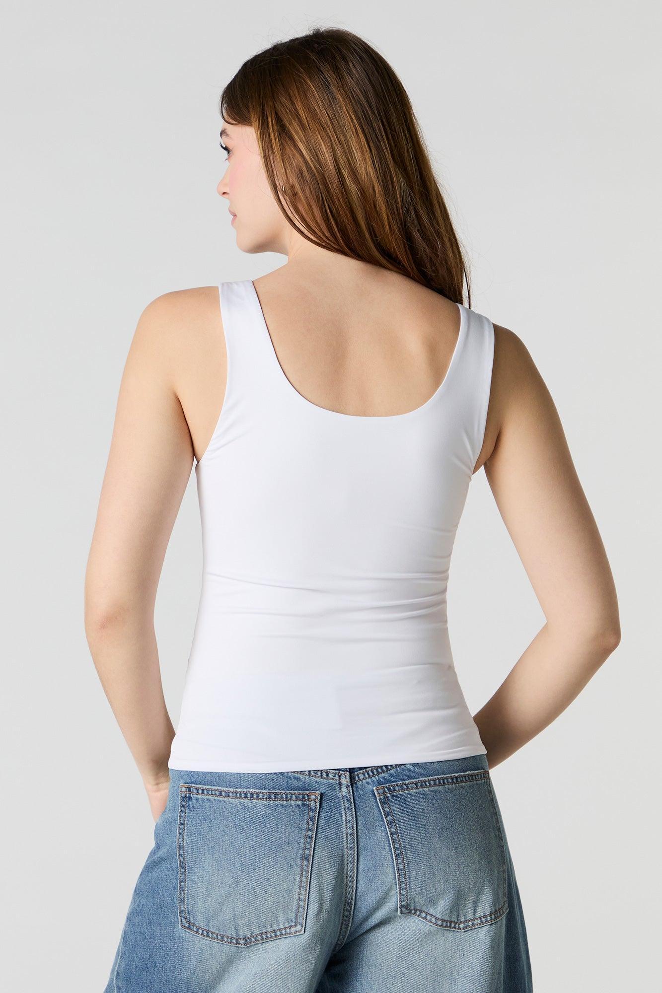 Contour Scoop Neck Tank with Built-In Bra Cups Female Product Image