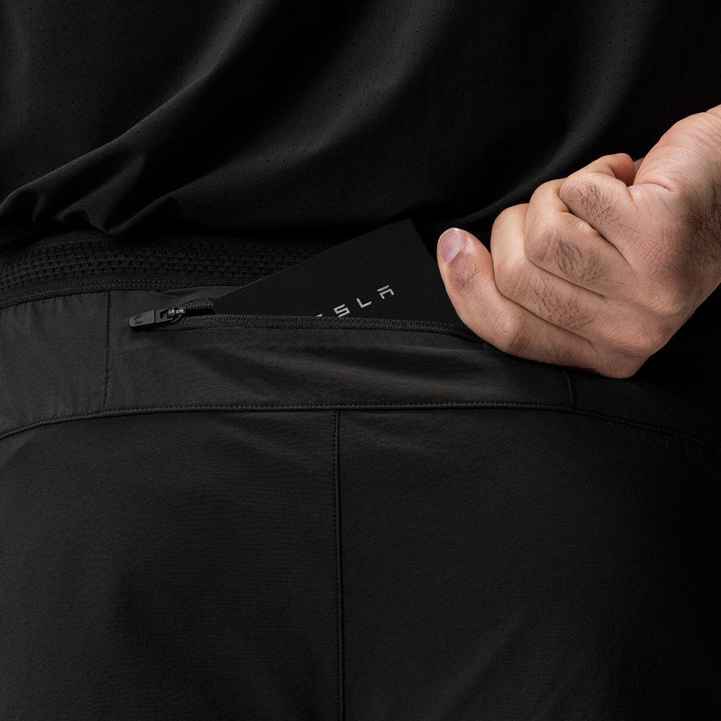 0953. Aerotex™ Hybrid Liner Short - Black/Black Product Image