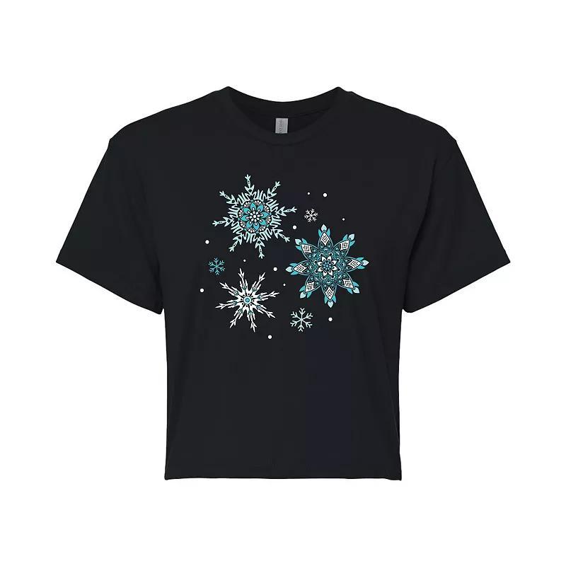 Juniors Golden Girls Retro Logo Cropped Graphic Tee, Girls Product Image
