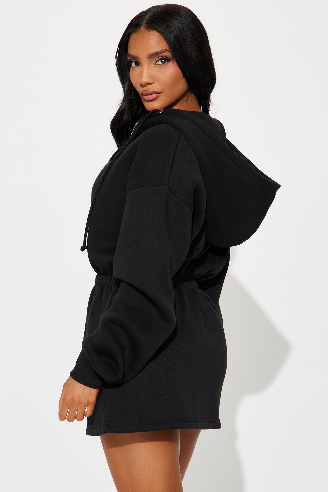 Ciara Micro Mini Dress - Black Product Image