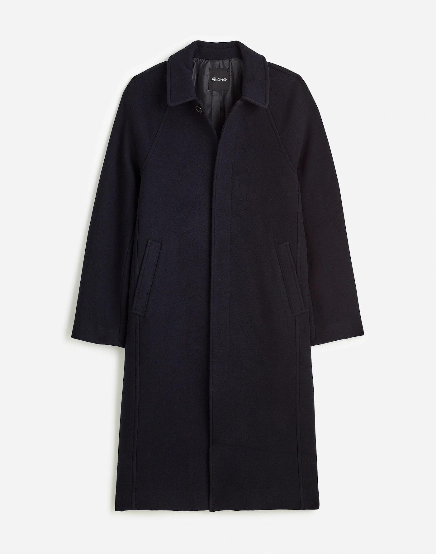 Raglan-Sleeve Topcoat in Italian Fabric Product Image