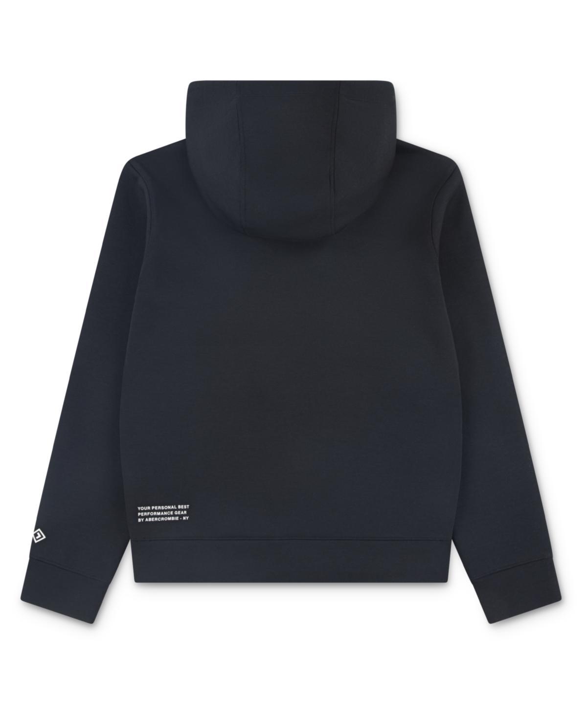 HUGO - Relaxed-fit zip-up hoodie in cotton terry - Black Product Image